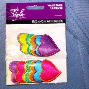 Heart iron on patches